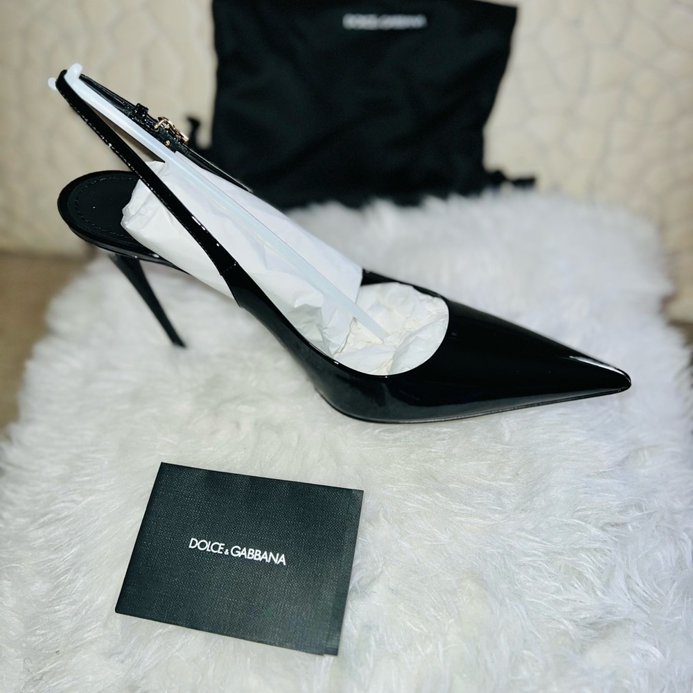 BRAND NEW Dolce & Gabana Slingback Vernice